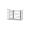 Household Essentials 7.9" Silver Door Mount Cabinet Organizer